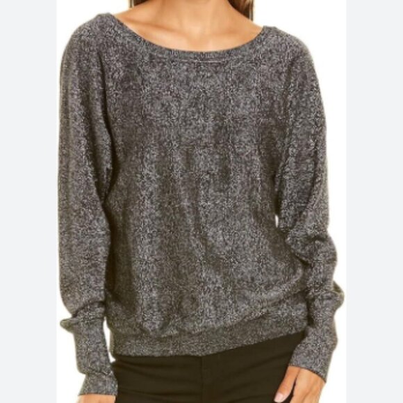 Velvet by Graham & Spencer, black metallic reversible cardigan, XL, NWT - Picture 2 of 9